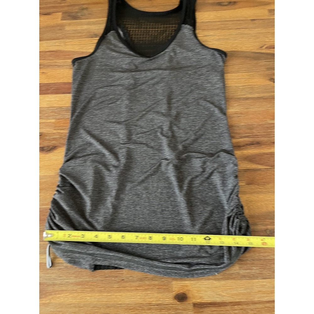 Lululemon Run Black Tie and Fly‎ Ruched Sides Tank Never Worn Size 2 - Picture 8 of 16